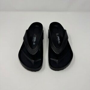 Birkenstock Unisex Honolulu Black Slip-On Thong Sandals Size M7 W9